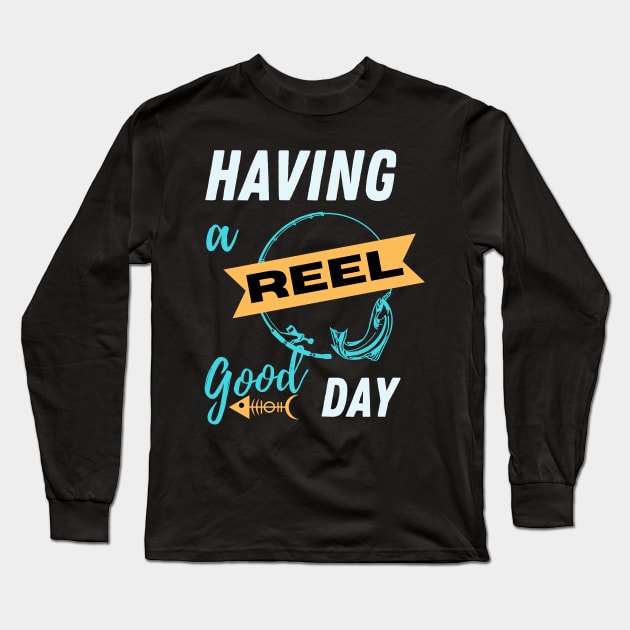 Having a real good day Long Sleeve T-Shirt by HyzoArt